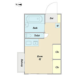 間取図画像 ワンルーム