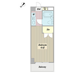 間取図画像 ワンルーム