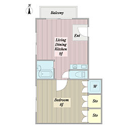 間取図画像 1LDK