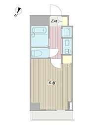 プロシード日本橋本町 1Kの間取図画像