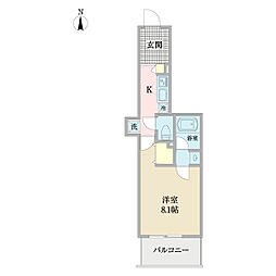 I-GLANZ 1Kの間取図画像