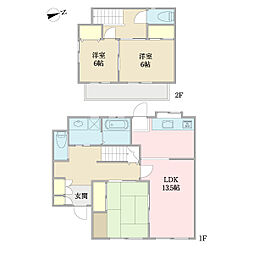 南篠崎町3丁目戸建て 1階3LDKの間取り