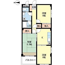 NSCITY 3DKの間取図画像