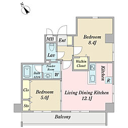forte・M 2LDKの間取図画像
