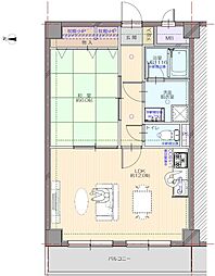 間取図画像 1LDK