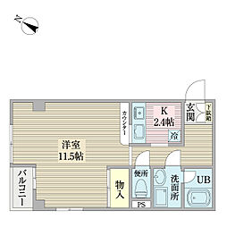 間取図画像 ワンルーム