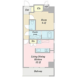 間取図画像 1LDK
