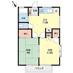 間取図画像 2DK