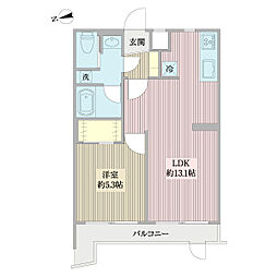 間取図画像 1LDK