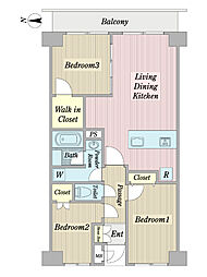 間取図画像 3LDK