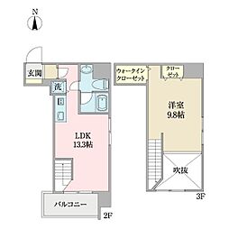 ISLABONITA 1LDKの間取図画像