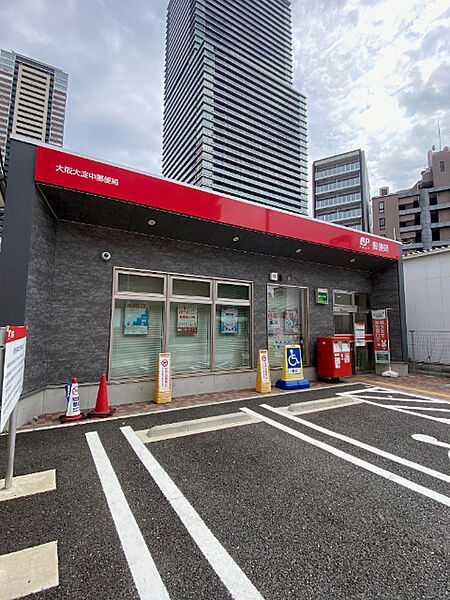 郵便局「大阪大淀中郵便局まで612m」