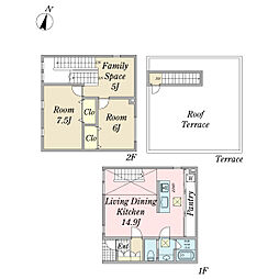 間取図画像 2SLDK