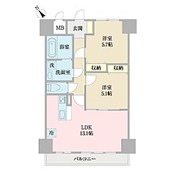 物件の間取り