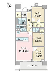 間取図画像 2SLDK