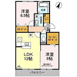 MINEPALACE2B 2LDKの間取図画像