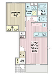 間取図画像 1LDK