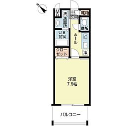 DSグランシティ博多駅前 1Kの間取図画像