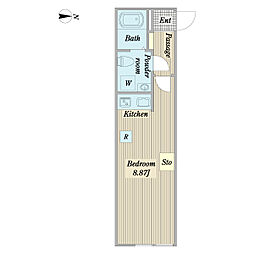 間取図画像 ワンルーム