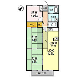 アン星ケ丘 3LDKの間取図画像