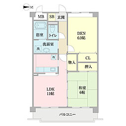 間取図画像 1SLDK