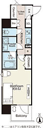 BLESS三軒茶屋WEST 1Kの間取図画像