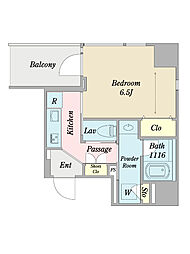 ＳＯＡＲＳ 0302 3階1Kの間取り