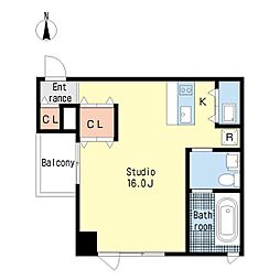 間取図画像 ワンルーム