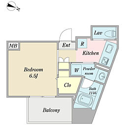 SOARS 1Kの間取図画像