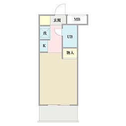 間取図画像 ワンルーム