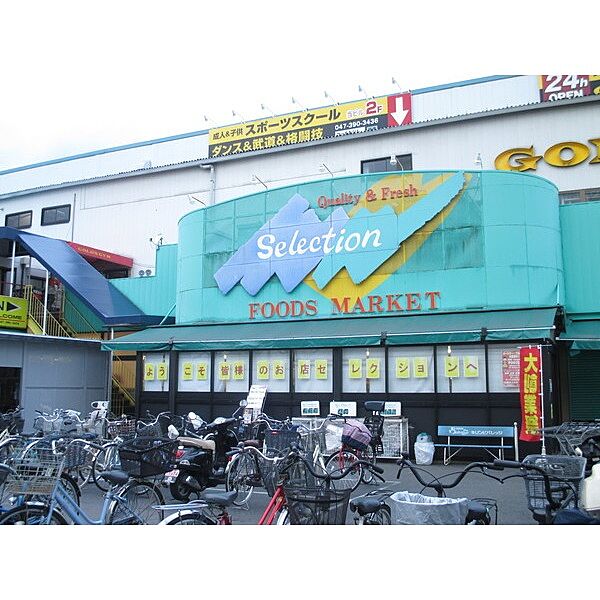 スーパー「FOODS　MARKET　Selection行徳店まで263m」