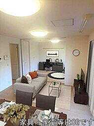 ハイム杉山　B棟 102 1階2LDKの室内