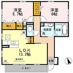 物件の間取り