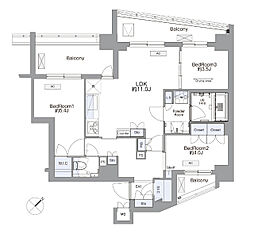 間取図画像 3LDK