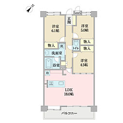 間取図画像 3LDK