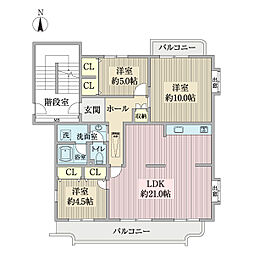間取図画像 3LDK