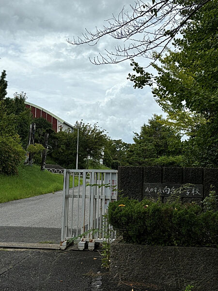 小学校「成田市立向台小学校まで966m」