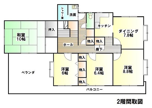 2階間取り図