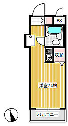 アーバンヒルズ新小岩第2 ワンルームの間取図画像