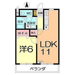 間取図画像 1LDK