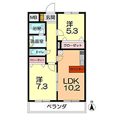 物件の間取り