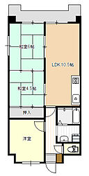 ユートピアフジ 3LDKの間取図画像