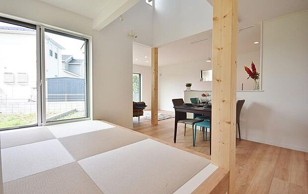 建物は狭山不動産（株）SAN+（サンプラス）高性能ZEH住宅（太陽光設置プラン案）の本体面積28.5〜30坪迄目安、坪単坪単価約61.6万円（税込）で建築可能。