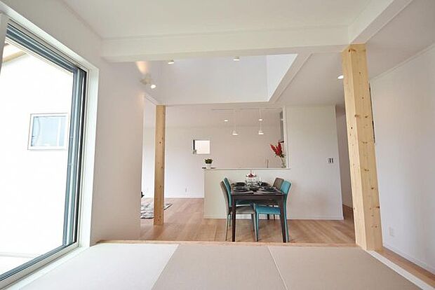 建物は狭山不動産（株）SAN+（サンプラス）高性能ZEH住宅（太陽光設置プラン案）の本体面積28.5〜30坪迄目安、坪単坪単価約61.6万円（税込）で建築可能。