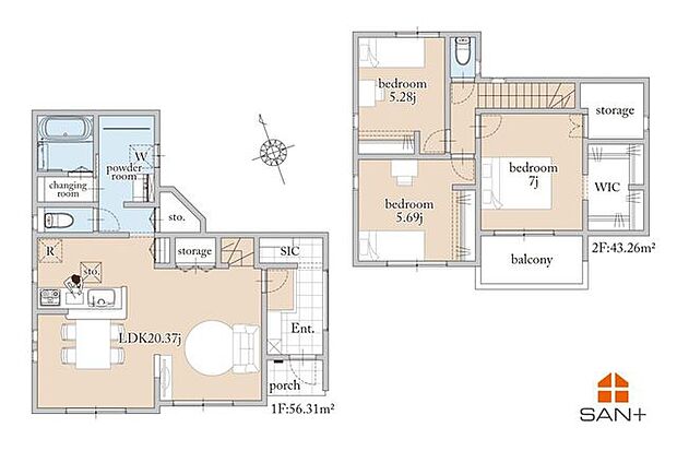 7号棟/間取り図