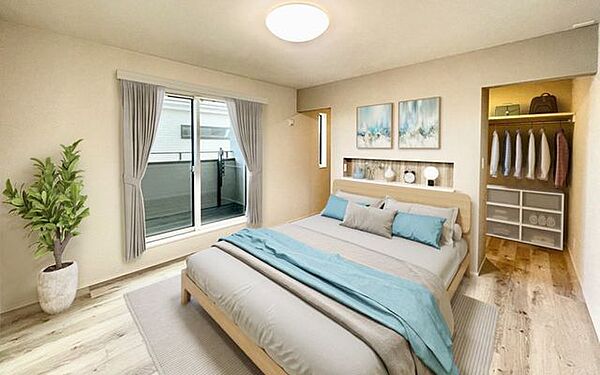 【建築例】建物は狭山不動産（株）SAN+（サンプラス）、ZEH基準を上回る、HEAT20 G2水準、『耐震等級3』標準仕様、長期優良住宅認定基準（太陽光設置プラン案）で建築可能