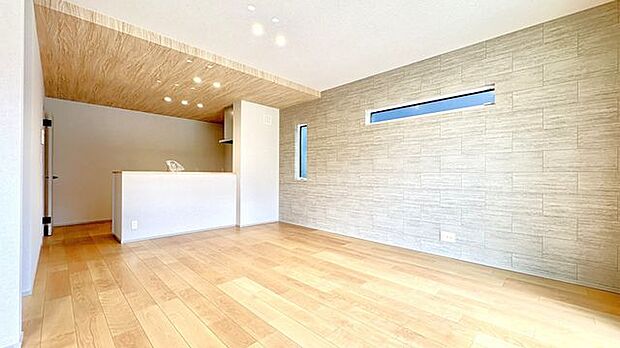 アクセントクロスのある素敵な空間