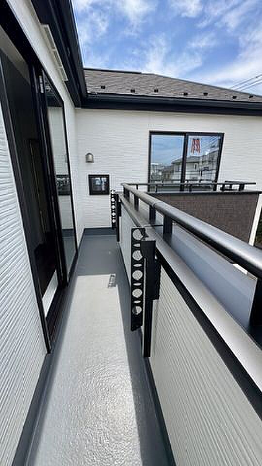 L字型バルコニー