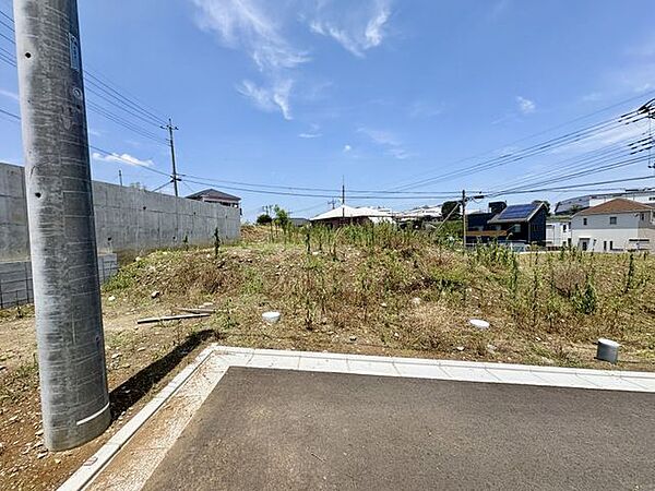 B区画　現地土地写真