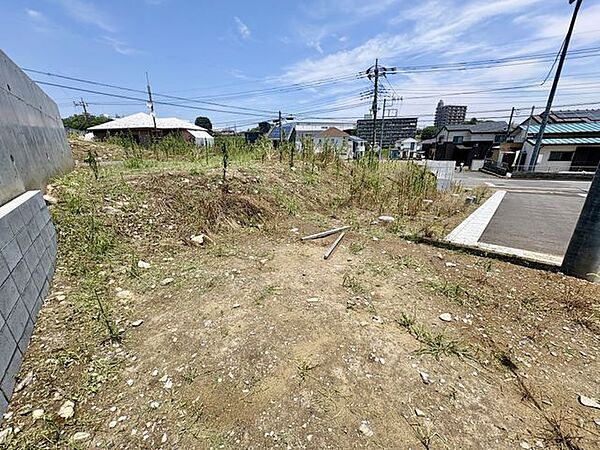 B区画　現地土地写真